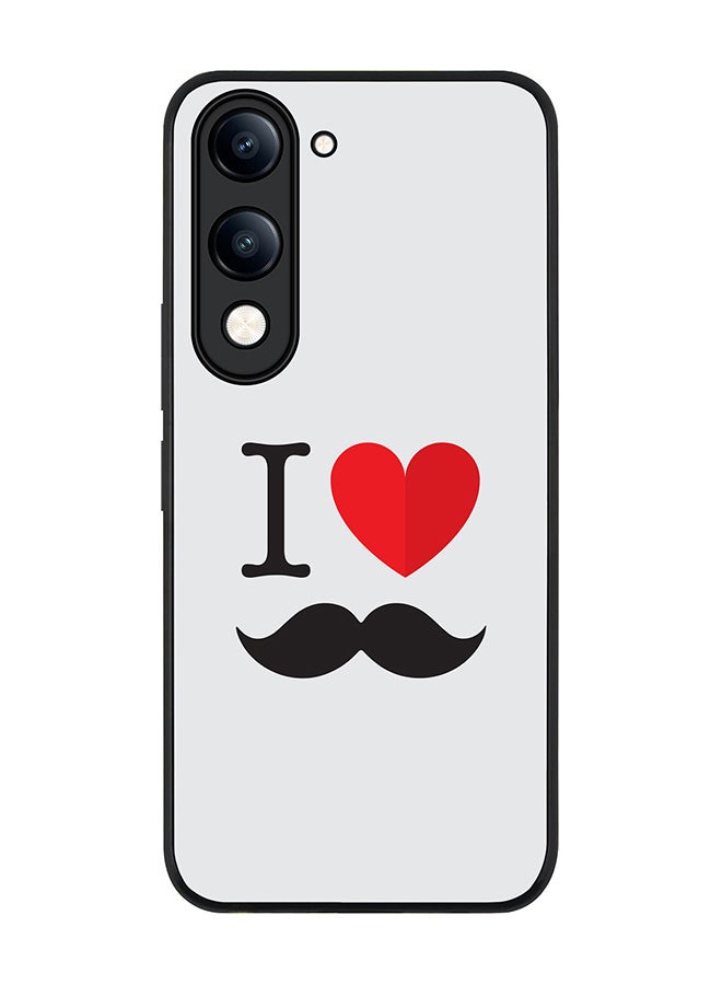 For vivo Y04 / Y29t 5G Case,Slim fit Camera Protection, Shockproof Thin Phone cover  - I Love Moustashe